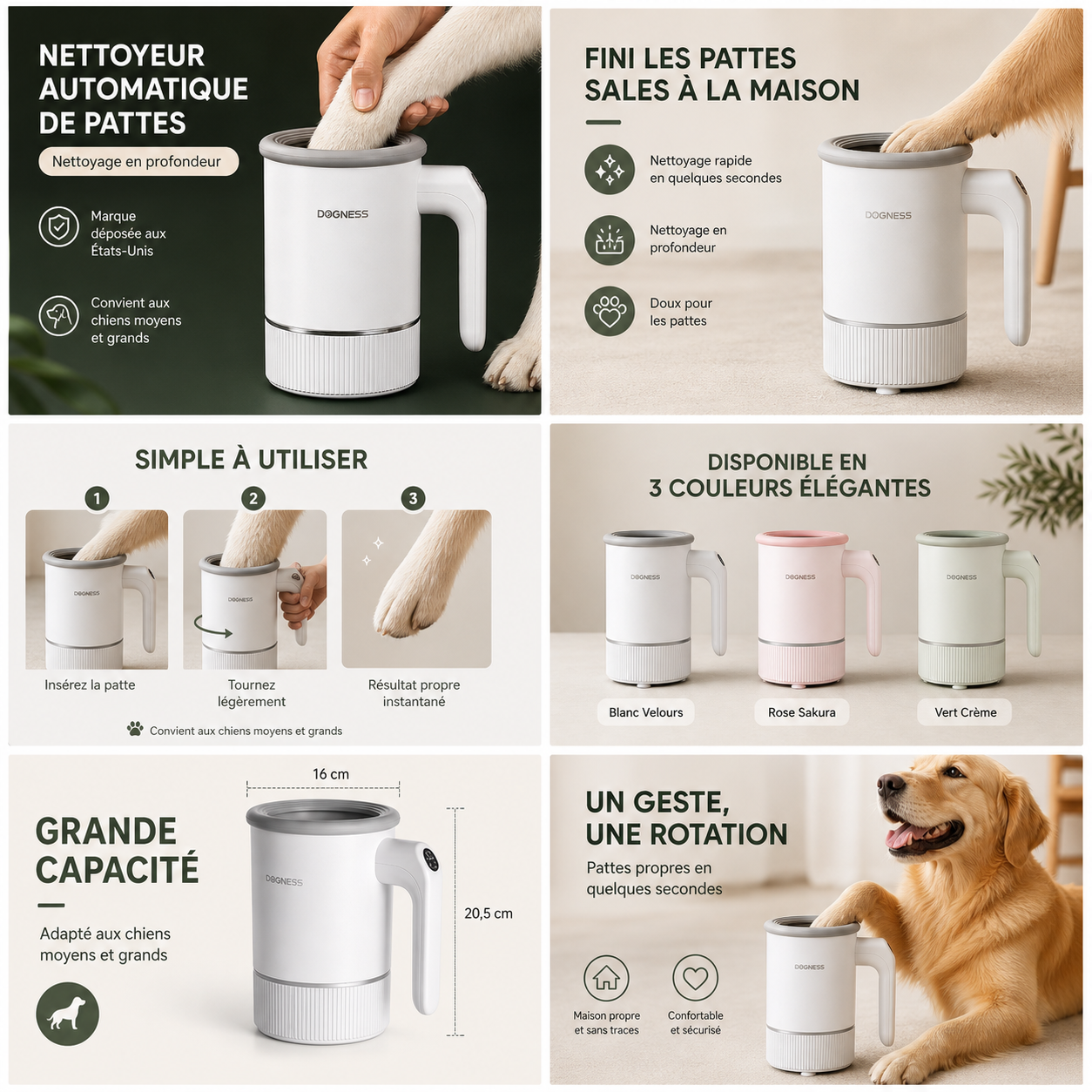 Gobelet de lavage automatique